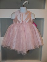 Disney Light  Pink Dress w/Rose Size 24 Months Girls NEW - £17.50 GBP