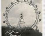 Das Wiener Riesenrad Brochure Vienna Austria Vienna Giant Wheel  - £14.08 GBP