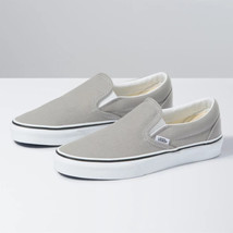 Vans Classic Slip On Shoes, Drizzle/True White men&#39;s size 8.5 / women&#39;s ... - £47.47 GBP