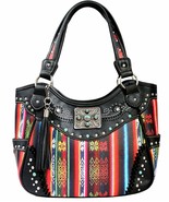 Premium Native Studded Concealed Carry Purse Western Style Country Leather Handb - $47.51