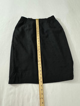 Sag Harbor Women's Rear Zip & Slit Pull-On Pencil Skirt Measured Waist 26" image 11
