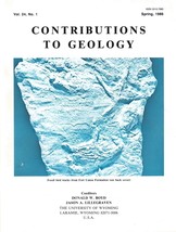 Contributions to Geology: Spring, 1986 – Wyoming Fossil Trackways - £17.21 GBP