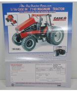 Toy Tractor Times ERTL 1/16 - Case IH 7140 Magnum Tractor Brochure / Ord... - $12.86