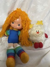 Vintage Hallmark Rainbow Brite 18&quot; plush doll figure 1983 twink sprite white - £31.12 GBP