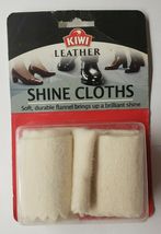 KIWI Leather Shine Cloths 2 count - $4.25