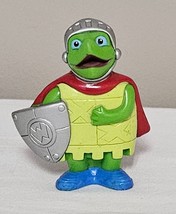 Wonder Pets Turtle Tuck Figure Toy Knight Holding Shield 3&quot; PVC 2007 Mattel - £4.05 GBP