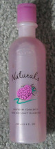 Bath Body Natural Raspberry Foam Bath 8.4 Oz Bottle Great For Relaxing Nla New - £13.97 GBP