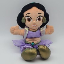 Disney Parks Aladdin Princess Jasmine Plush Toddler Doll 11&quot; Disneyland EUC - £16.91 GBP