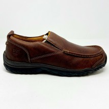Timberland Carlsbad Brown Slip On Junior Youth Size 6 Casual Leather Shoes 46924 - £11.93 GBP