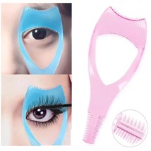 30PK - New 3 in 1 Eyelash Brush Comb Mascara Guard Curler (Random) - £33.03 GBP