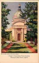 Vintage Postcard The Chapel United States Naval Academy Painting by Ruth... - $7.99
