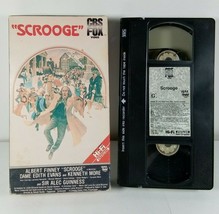 Scrooge VHS Tape Movie 1984 CBS FOX Edith Evans, Albert Finney Christmas Classic - £5.69 GBP