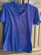 BKE Men’s Purple multicolored Tye dye Shirt Slim Fit Size Small Short Sleeve - £19.65 GBP