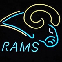 New Los Angeles Rams Light Bar Beer Neon Sign 24&quot;x20&quot; - £193.05 GBP