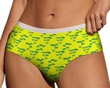 Yellow Green Panties for Women Lace Briefs Soft Ladies Hipster Underwear - £11.25 GBP