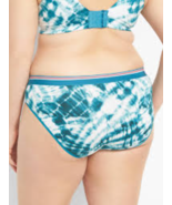 Lane Bryant CACIQUE Cotton Hipster Wide Waist Panty BLUE TIE DYE Plus 26... - $17.33