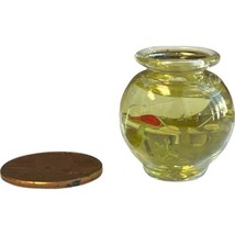 Glasscraft Phil Grenyer Artisan Glass Fishbowl Fish Dollhouse Miniature 1:12 - £8.88 GBP