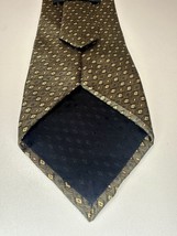 RAPHAEL ROMA MILANO Men&#39;s ITALY Necktie Gold Brown  Silk, 3.75 x 57 - $8.59