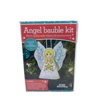 New Cross Stich Pattern Angel Bauble Kit Christmas Tree Decoration Craft - £4.32 GBP