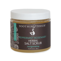 Soothing Touch Herbal Salt Scrub, Peppermint Rosemary, 20 Oz.