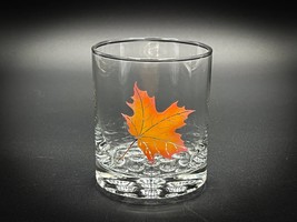 Hand Painted maple leaf Engraved and Painted - 12.25 oz Double Rocks Glass - £16.38 GBP