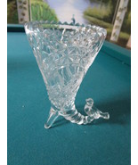Hofbauer Byrd German Crystal Birds -crystal footed cornucopia with bird ... - $1,185.91 MXN