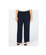 Alfani Womens Plus 20W Deep Black Straight Leg Trouser Pants NWT BS18 - €30,20 EUR