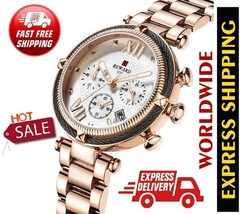 Luxury Women Watches Ladies Stainless Steel Ladies Bracelet Feminino Wristwatch - $37.98