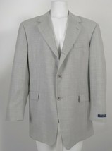 NEW $1650 Hickey Freeman Cashmere Sportcoat (Blazer)! 46 Reg Light Gray USA Made - £511.12 GBP