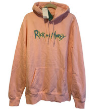 NEW Adult Swim Rick And Morty Pink Pullover Hoodie Adult Size Small - £19.78 GBP