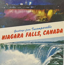 Greetings from Incomparable Niagara Falls Canada Postcard Used 1960s  - £3.11 GBP