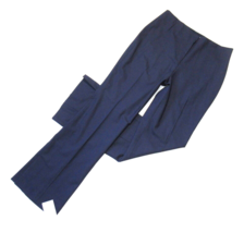 NWT MM. LaFleur Clooney in Deep Indigo Blue Washable Wool Slit Hem Pants 8 $225 - $100.00