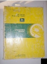 John Deere 50A Series Row Crop Heads Operators Manual - £7.73 GBP