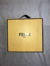 Fendi box rectangle medium magnetic closure empty yellow - €20,61 EUR