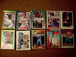 Lot of (10) Complete Philadelphia Phillies Baseball Team Sets-1986-1992 - £6.72 GBP