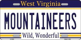 Mountaineers West Virginia Novelty Metal License Plate LP-6545 - £15.64 GBP