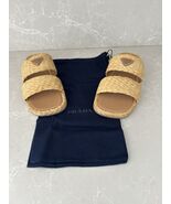 PRADA Men’s Raffia Slip On Sandal Shoes Size 10 US UK9 Sold Out - $15,909.21 MXN