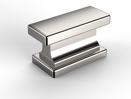 12 Brushed Satin Nickel Cabinet Knob 1.46 In (37mm) Drawer Pull Handle R... - £22.07 GBP