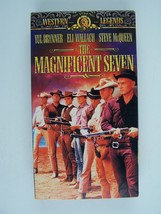 The Magnificent Seven VHS Video Tape Yul Brynner Steve McQueen Charles Bronson - £6.97 GBP