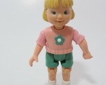 Fisher Price Loving Family Dollhouse doll girl daughter sister pink flow... - $9.89