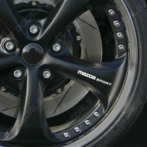 Mazda Sport Logo Wheel Decals Stickers Premium Quality 5 Colors MPS MX-5 RX-8 - £8.76 GBP