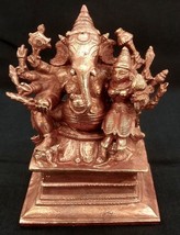 Maha Ganapati / Lord Ganesha Idol In Pure Solid Copper - $123.75