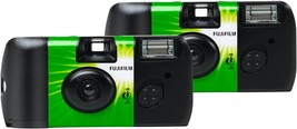 Quicksnap Flash 400 One-Time-Use Camera, 2 Pack By Fujifilm. - £33.06 GBP