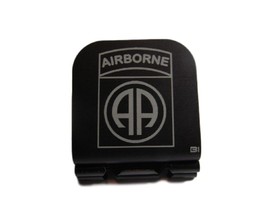 US Army 82nd Airborne Div Shoulder Patch Laser Etched Aluminum Hat Clip Brim-it - £9.56 GBP