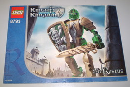 Used Lego Knights&#39; Kingdom INSTRUCTION BOOK ONLY No Legos included 8793 - $9.95