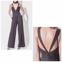 TTYA Wachiru Sleeveless Plunge Front Jumpsuit Cutout 10 TALL - £50.28 GBP