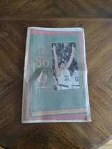 June 19, 1986: Class Of ‘86 Boston Globe Newspaper Tribute Celtics Larry Bird - £11.00 GBP