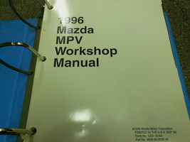 1996 Mazda MPV Van Service Repair Shop Workshop Manual OEM FACTORY - $45.05