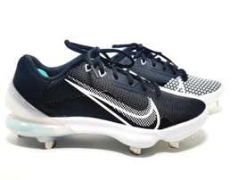 NEW Men&#39;s Nike Force Zoom Trout 7 Black White Baseball Cleats CQ7224-005 Size 13 - £36.62 GBP