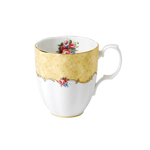 100 Years by Royal Albert 1990 Bouquet Mug,Yellow, 0.4L/14.1 fl oz  - £58.52 GBP